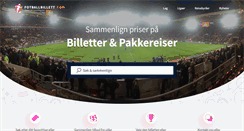 Desktop Screenshot of fotballbillett.com